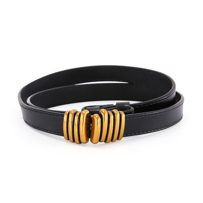 qualidade A fantasia da forma cerca para senhoras liga Pin Thin Gold Belt Custom 1.8cm fábrica